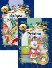 Pakiet. Bociek Wojtek opowiada. Śpiąca królewna + Próżna kotka. Autor: praca zbiorowa. Dadada.pl Okładka książki Pakiet. Bociek Wojtek opowiada. Śpiąca królewna + Próżna kotka