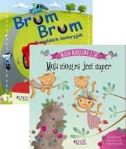 Pakiet. Brum, brum + Moja rodzina i ja. Moja siostra jest super. Autor: praca zbiorowa. Dadada.pl Okładka książki Pakiet. Brum, brum + Moja rodzina i ja. Moja siostra jest super