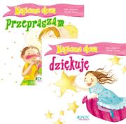 Pakiet. Magiczne słowa. Przepraszam + Magiczne słowa. Dziękuję. Autor: praca zbiorowa. Dadada.pl Okładka książki Pakiet. Magiczne słowa. Przepraszam + Magiczne słowa. Dziękuję