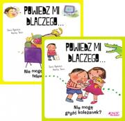 Pakiet. Powiedz mi, dlaczego... Nie mogę oglądać telewizji? + Powiedz mi, dlaczego... Nie mogę gryźć koleżanek?. Autor: praca zbiorowa. Dadada.pl Okładka książki Pakiet. Powiedz mi, dlaczego... Nie mogę oglądać telewizji? + Powiedz mi, dlaczego... Nie mogę gryźć koleżanek?