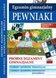 Okładka książki Pewniaki Próbne egzaminy Gimnazjum