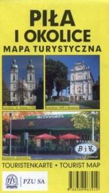 Okładka książki Piła i okolice. Mapa turystyczna