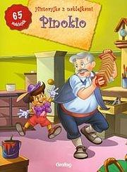Pinokio. Historyjka z naklejkami. Autor: praca zbiorowa. Dadada.pl Okładka książki Pinokio. Historyjka z naklejkami