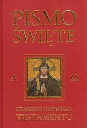 Pismo Święte Starego i Nowego Testamentu bordo. Autor: ks. bp Kazimierz Romaniuk. Dadada.pl Okładka książki Pismo Święte Starego i Nowego Testamentu bordo