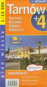 Okładka książki Plan Miasta Tarnów 1:15 000 DEMART