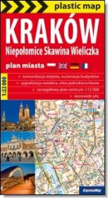 Okładka książki Plastic map Kraków, Niepołomice, Skawina Wieliczka