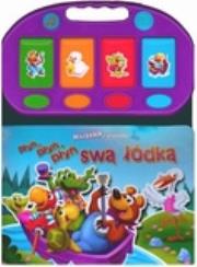 Okładka książki Płyń, płyń, płyń swą łódką. Książka z piosenką