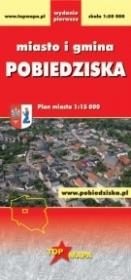 Pobiedziska - plan miasta, mapa gminy. Autor: praca zbiorowa. Dadada.pl Okładka książki Pobiedziska - plan miasta, mapa gminy