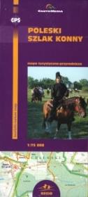 Okładka książki Poleski Szlak Konny Mapa turystyczno-przyrodnia 1:75 000