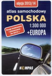 Okładka książki Polska Atlas samochodowy 1:300 000