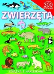 Ponad 300 naklejek. Zwierzęta. Autor: May Klaudia. Dadada.pl Okładka książki Ponad 300 naklejek. Zwierzęta