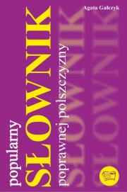 Okładka książki Popularny słownik poprawnej polszczyzny ARTI