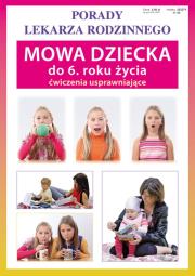 Okładka książki Porady lek. rodzinnego. Mowa dziecka do 6. roku..