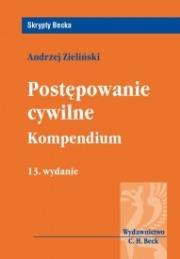 Okładka książki Postępowanie cywilne Kompendium
