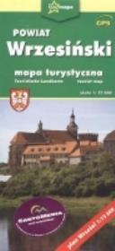 Powiat Wrzesiński mapa. Autor: praca zbiorowa. Dadada.pl Okładka książki Powiat Wrzesiński mapa