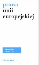 Prawo Unii Europejskiej. Autor: Lech Krzyżanowski. Dadada.pl Okładka książki Prawo Unii Europejskiej