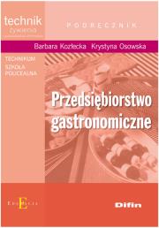 Okładka książki Przedsiębiorstwo gastronomiczne DIFIN
