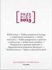 Okładka książki Przepisy 2013 Zbiór karny