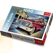 Okładka książki Puzzle 1000 HDR Zabytkowe auto TREFL