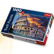 Okładka książki Puzzle 1500 Koloseum, Rzym TREFL
