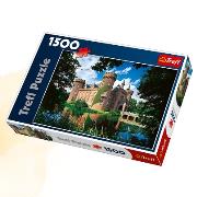 Okładka książki Puzzle 1500 Zamek Moyland, Niemcy TREFL