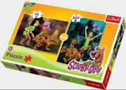Okładka książki Puzzle 2w1 Mix 70 100 Scooby-Doo! Strachy na lachy