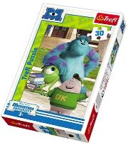 Okładka książki Puzzle 30 Monster University. W drodze na zajęcia