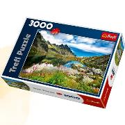 Okładka książki Puzzle 3000 Jezioro w górach TREFL