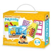 Okładka książki Rączka rysuje pojazdy