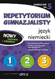 Okładka książki Repetytorium Gimnazjalisty język niemiecki GREG