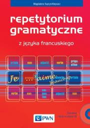 Repetytorium gramatyczne z języka francuskiego + CD. Autor: Supryn-Klepcarz Magdalena. Dadada.pl Okładka książki Repetytorium gramatyczne z języka francuskiego + CD