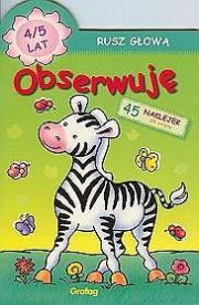 Okładka książki Rusz głową - obserwuję  (4-5 lat)