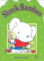Okładka książki Słonik Bambus Kolorowanki