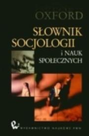 Okładka książki Słownik socjologii i nauk społecznych