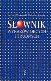 Okładka książki Słownik wyrazów obcych i trudnych + CD