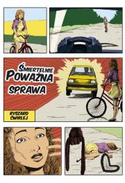 Śmiertelnie poważna sprawa. Autor: Ćwirlej Ryszard. Dadada.pl Okładka książki Śmiertelnie poważna sprawa