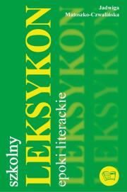 Okładka książki Szkolny leksykon - epoki literackie ARTI