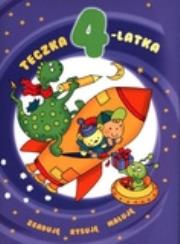 Okładka książki Teczka 4 - latka. Zgaduję, rysuję, maluję