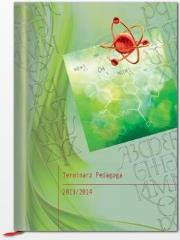 Okładka książki Terminarz Pedagoga 2013/14 zielony/chemia