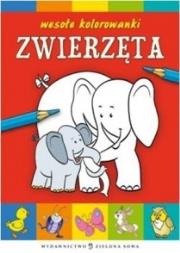 Okładka książki Wesołe kolorowanki - Zwierzęta