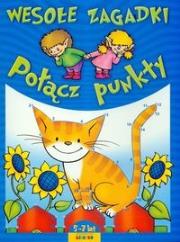 Okładka książki Wesołe zagadki Połącz punkty 5-7 lat