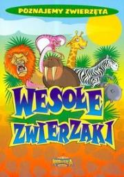 Wesołe zwierzaki. Autor: Nalepa Piotr Felicjan. Dadada.pl Okładka książki Wesołe zwierzaki