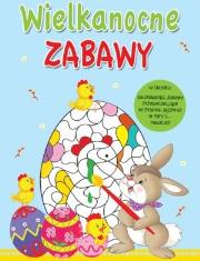 Wielkanocne zabawy. Activity świąteczne. Autor: Ala Hanna Murgrabia (ilustr.). Dadada.pl Okładka książki Wielkanocne zabawy. Activity świąteczne