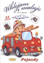 Okładka książki Wklejam i maluję - Pojazdy