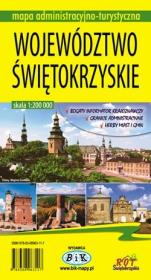 Okładka książki Województwo świętokrzyskie Mapa administracyjno-turystyczna