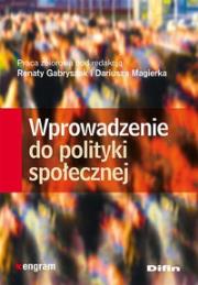 Okładka książki Wprowadzenie do polityki społecznej