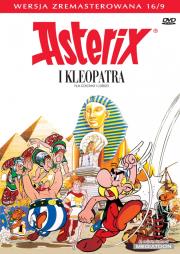 Okładka książki Asterix i Kleopatra animowany film DVD