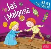 Bajki z pacynkami. Jaś i Małgosia. Autor: Sobich Agnieszka. Dadada.pl Okładka książki Bajki z pacynkami. Jaś i Małgosia