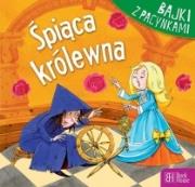 Bajki z pacynkami. Śpiąca królewna. Autor: Sobich Agnieszka. Dadada.pl Okładka książki Bajki z pacynkami. Śpiąca królewna