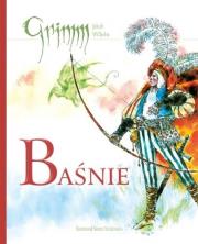 Baśnie Grimm. Autor: Jakub i Wilhelm Grimm. Dadada.pl Okładka książki Baśnie Grimm